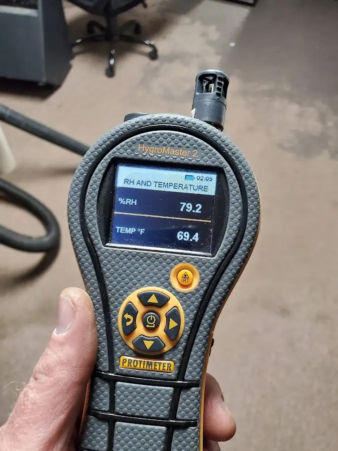Moisture meter humidity assessment for Fire & Smoke Damage Restoration in Kinross